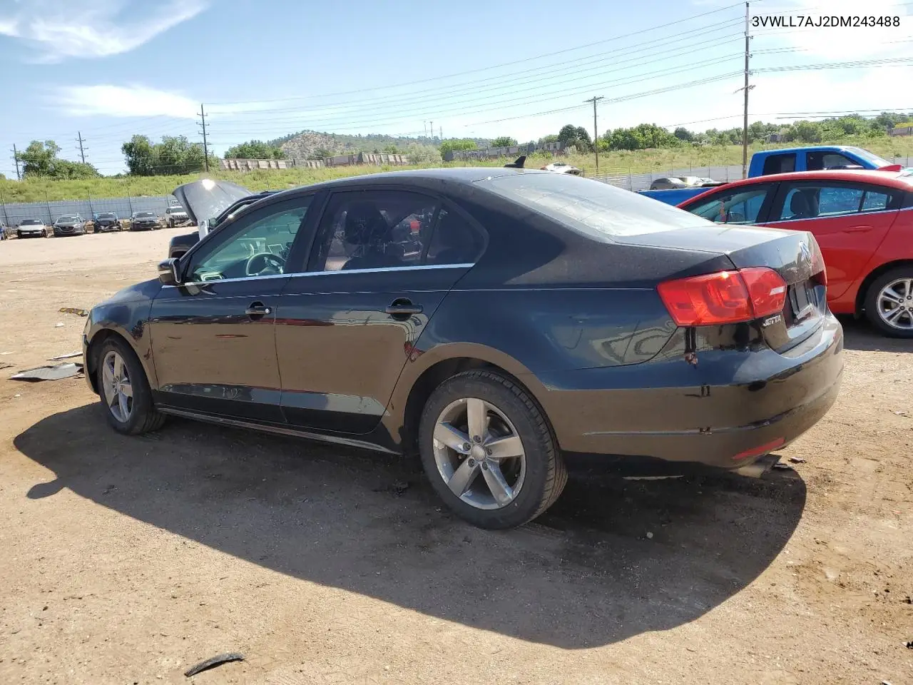 2013 Volkswagen Jetta Tdi VIN: 3VWLL7AJ2DM243488 Lot: 62271245