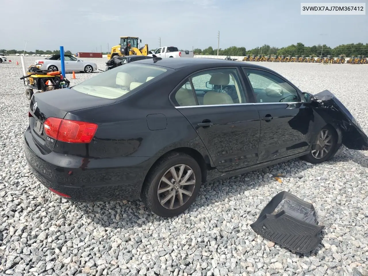2013 Volkswagen Jetta Se VIN: 3VWDX7AJ7DM367412 Lot: 62306385