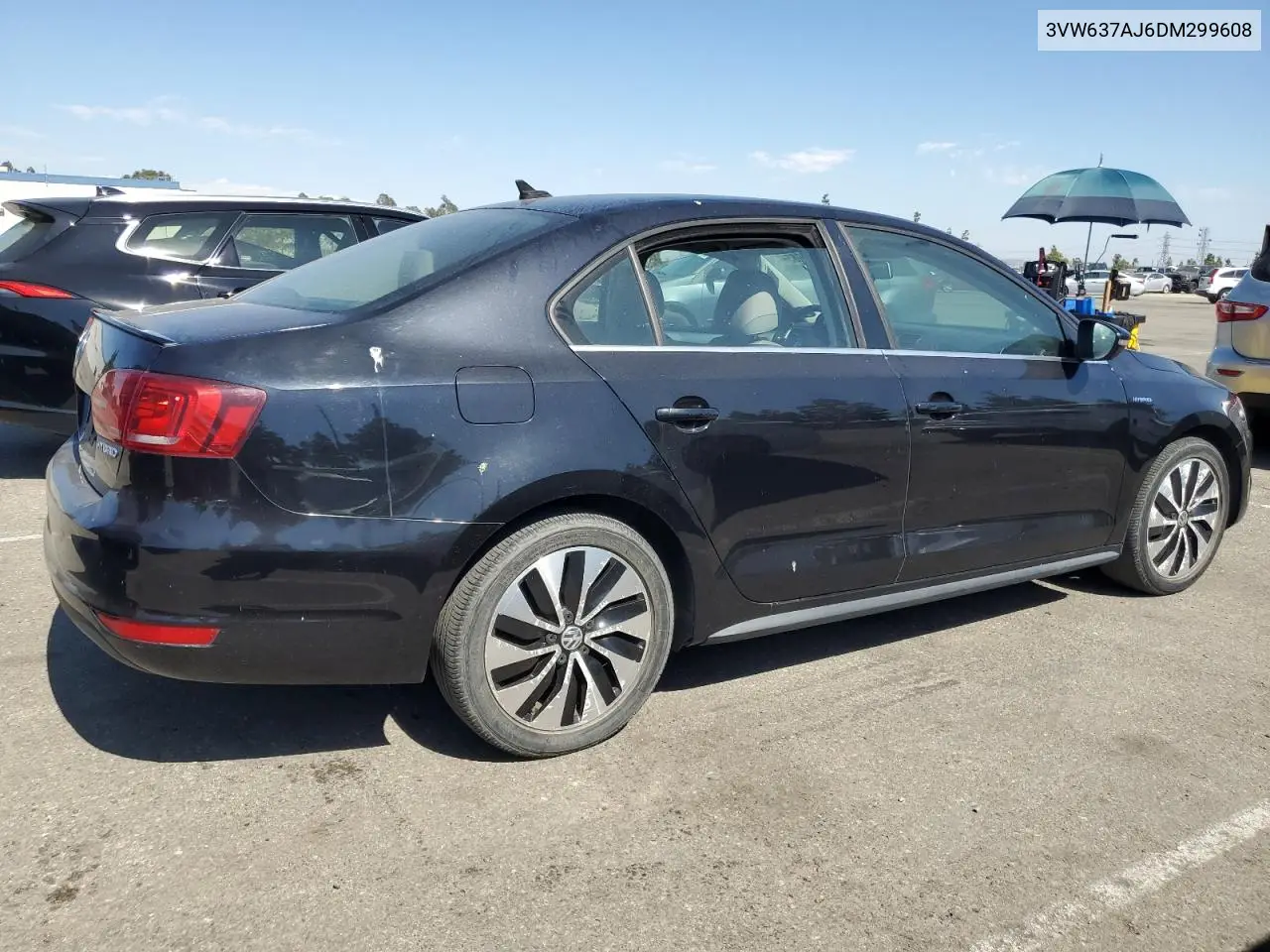 2013 Volkswagen Jetta Hybrid VIN: 3VW637AJ6DM299608 Lot: 63268985