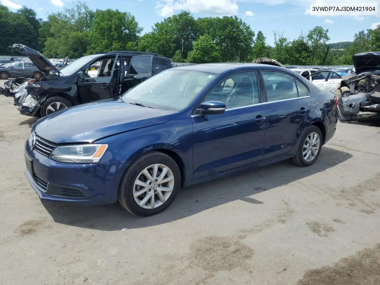 2013 Volkswagen Jetta Se VIN: 3VWDP7AJ3DM421904 Lot: 63367515