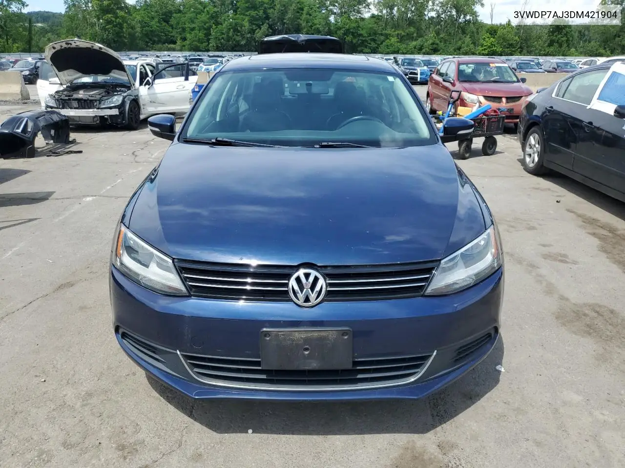 2013 Volkswagen Jetta Se VIN: 3VWDP7AJ3DM421904 Lot: 63367515