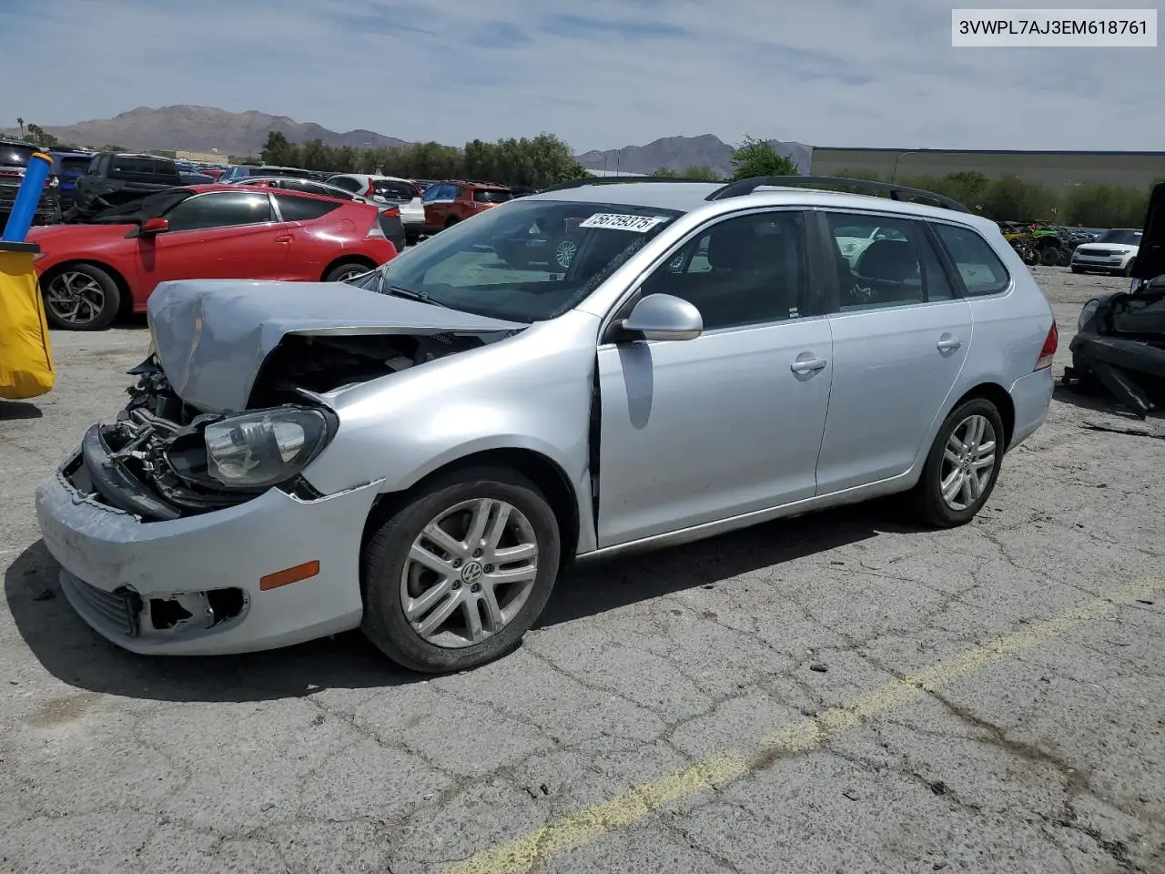 2014 Volkswagen Jetta Tdi VIN: 3VWPL7AJ3EM618761 Lot: 56759375