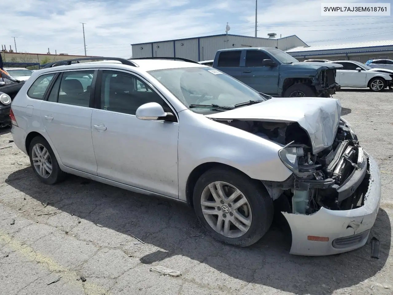 2014 Volkswagen Jetta Tdi VIN: 3VWPL7AJ3EM618761 Lot: 56759375