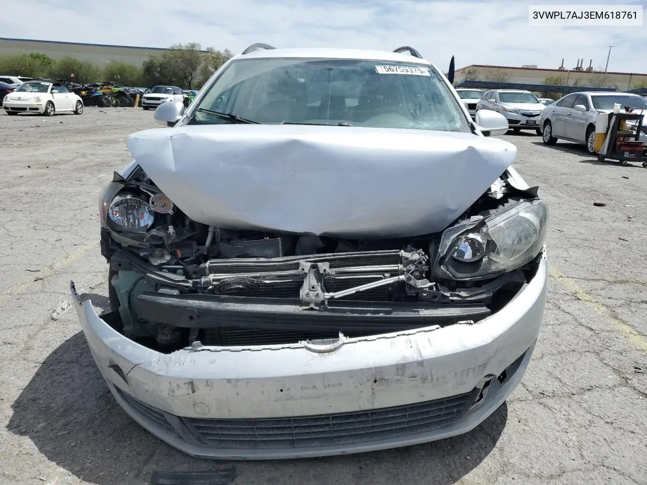 2014 Volkswagen Jetta Tdi VIN: 3VWPL7AJ3EM618761 Lot: 56759375