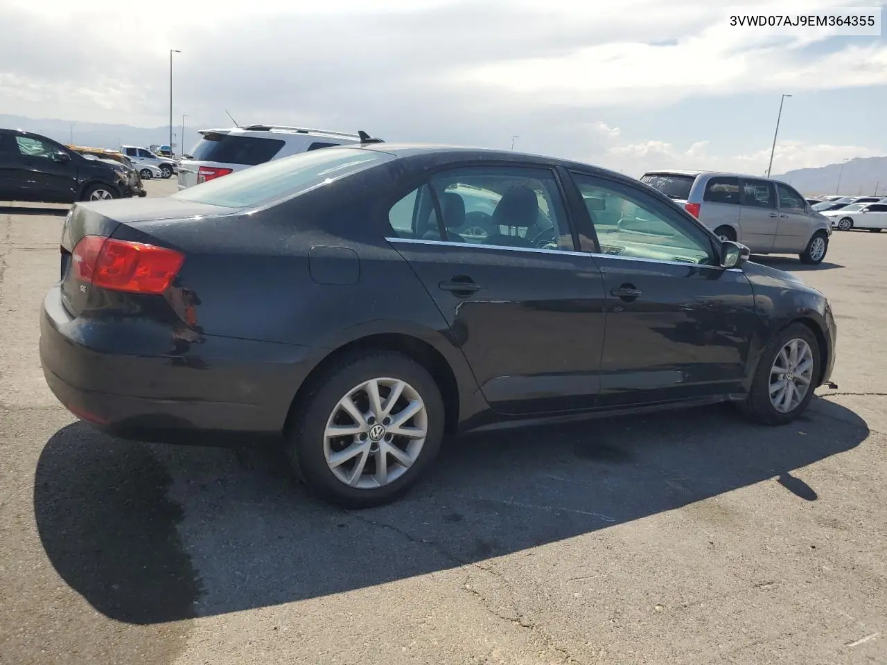 2014 Volkswagen Jetta Se VIN: 3VWD07AJ9EM364355 Lot: 59378215