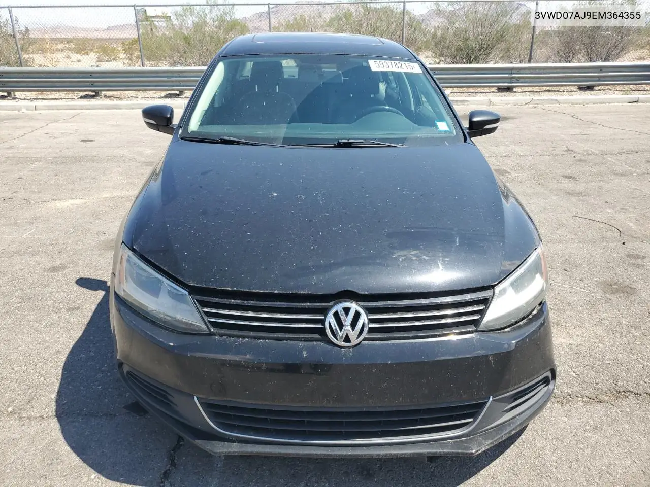 2014 Volkswagen Jetta Se VIN: 3VWD07AJ9EM364355 Lot: 59378215