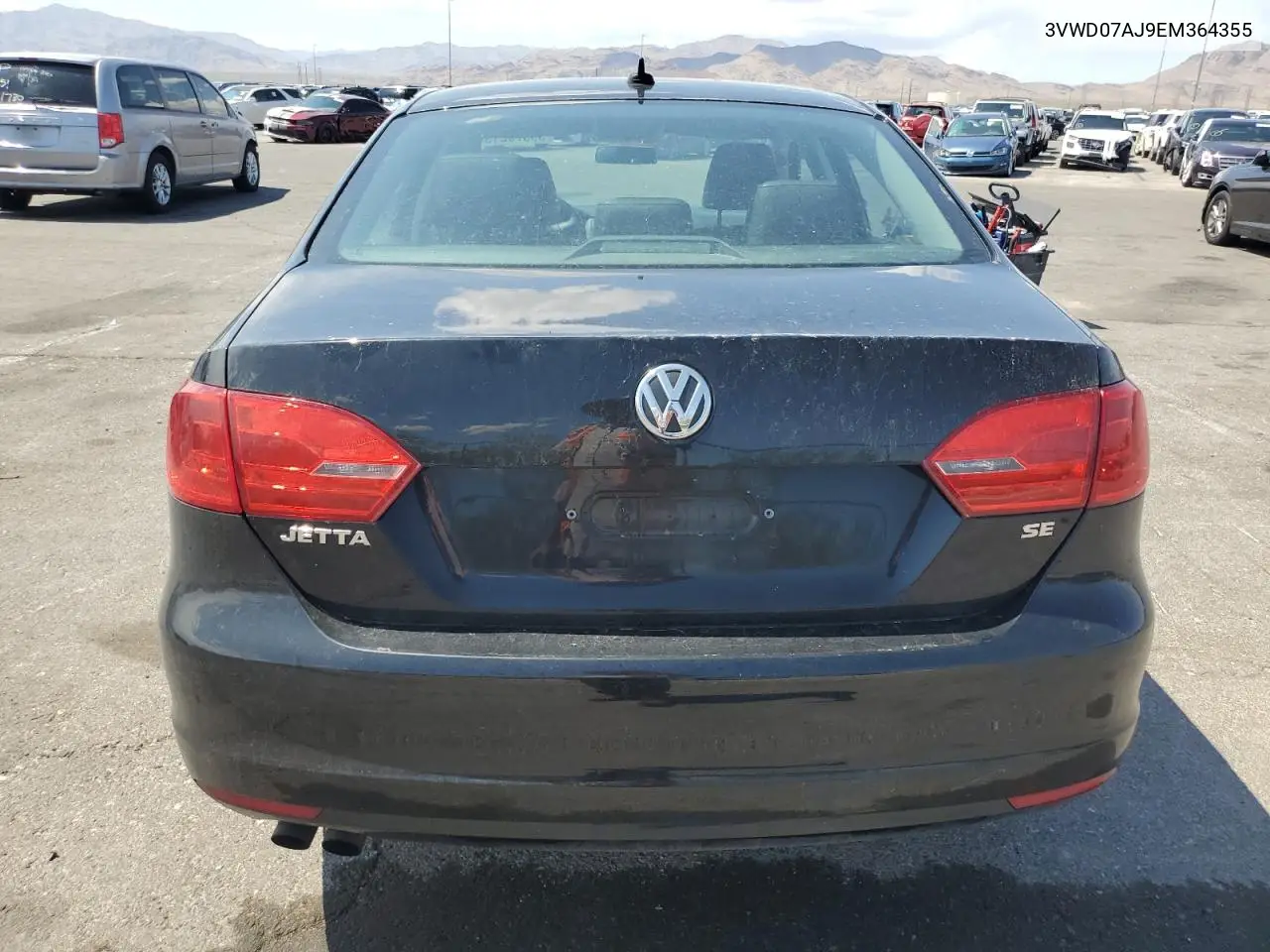 2014 Volkswagen Jetta Se VIN: 3VWD07AJ9EM364355 Lot: 59378215