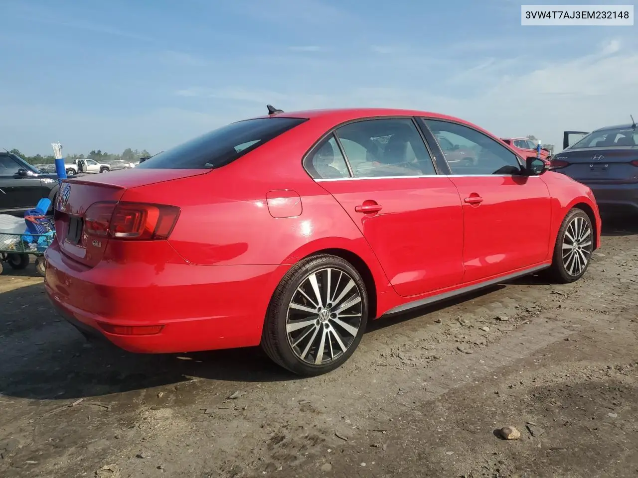 2014 Volkswagen Jetta Gli VIN: 3VW4T7AJ3EM232148 Lot: 60031965