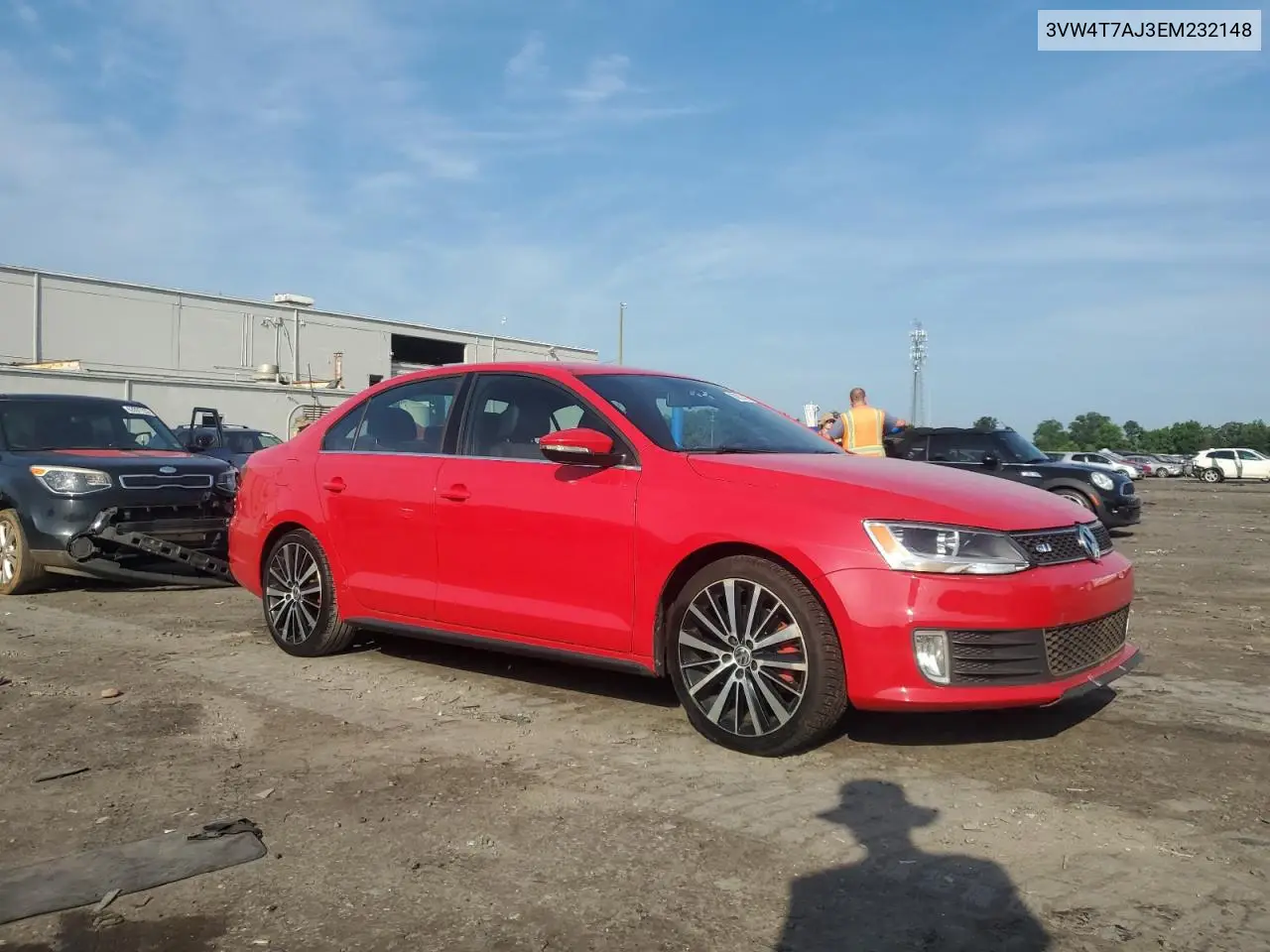 2014 Volkswagen Jetta Gli VIN: 3VW4T7AJ3EM232148 Lot: 60031965