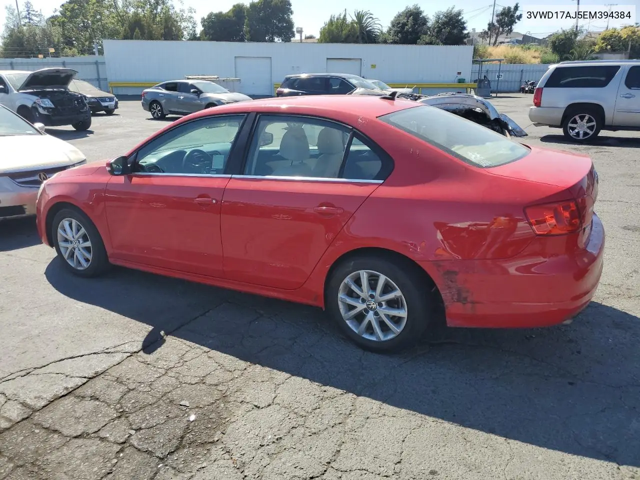 2014 Volkswagen Jetta Se VIN: 3VWD17AJ5EM394384 Lot: 62723395