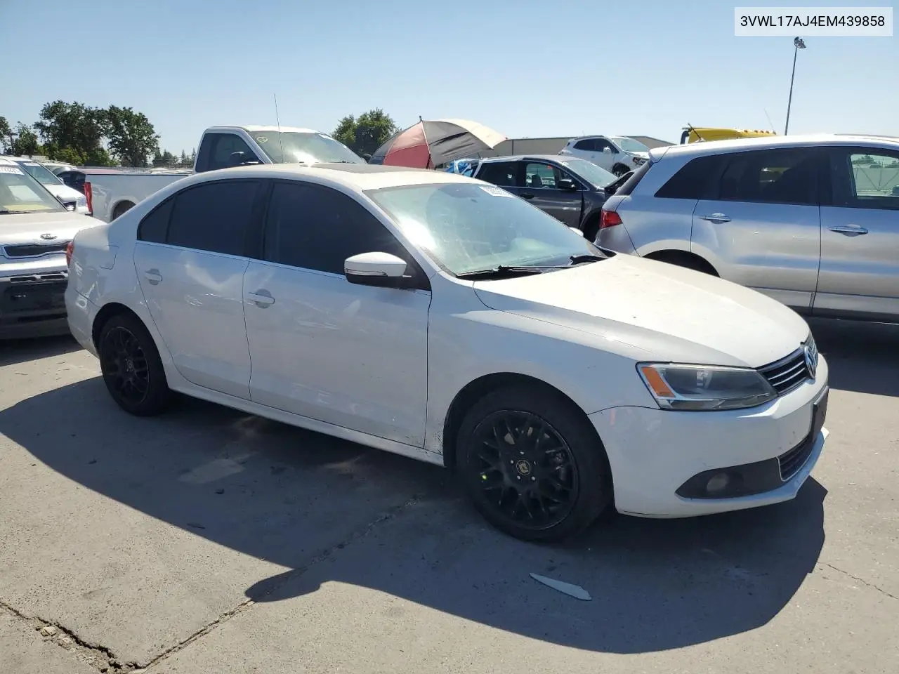 2014 Volkswagen Jetta Sel VIN: 3VWL17AJ4EM439858 Lot: 62909355