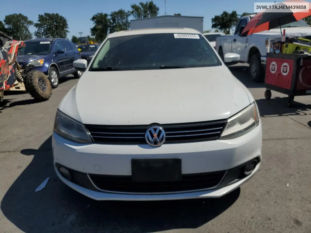 2014 Volkswagen Jetta Sel VIN: 3VWL17AJ4EM439858 Lot: 62909355