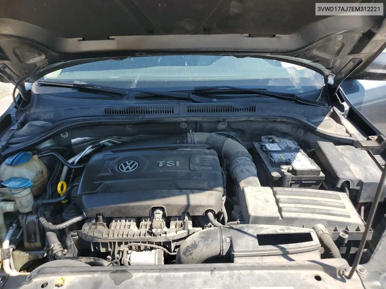 2014 Volkswagen Jetta Se VIN: 3VWD17AJ7EM312221 Lot: 62963235