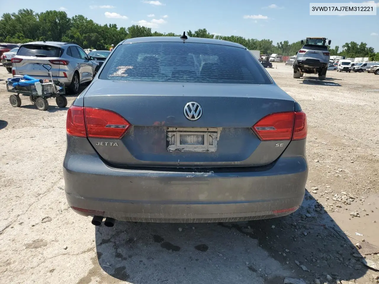 2014 Volkswagen Jetta Se VIN: 3VWD17AJ7EM312221 Lot: 62963235