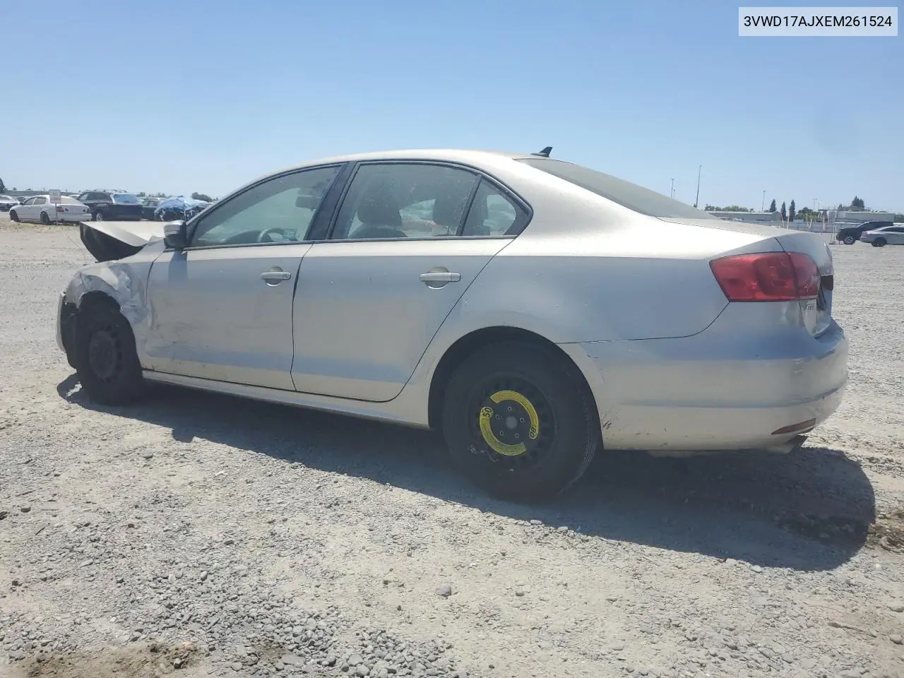 2014 Volkswagen Jetta Se VIN: 3VWD17AJXEM261524 Lot: 63087205