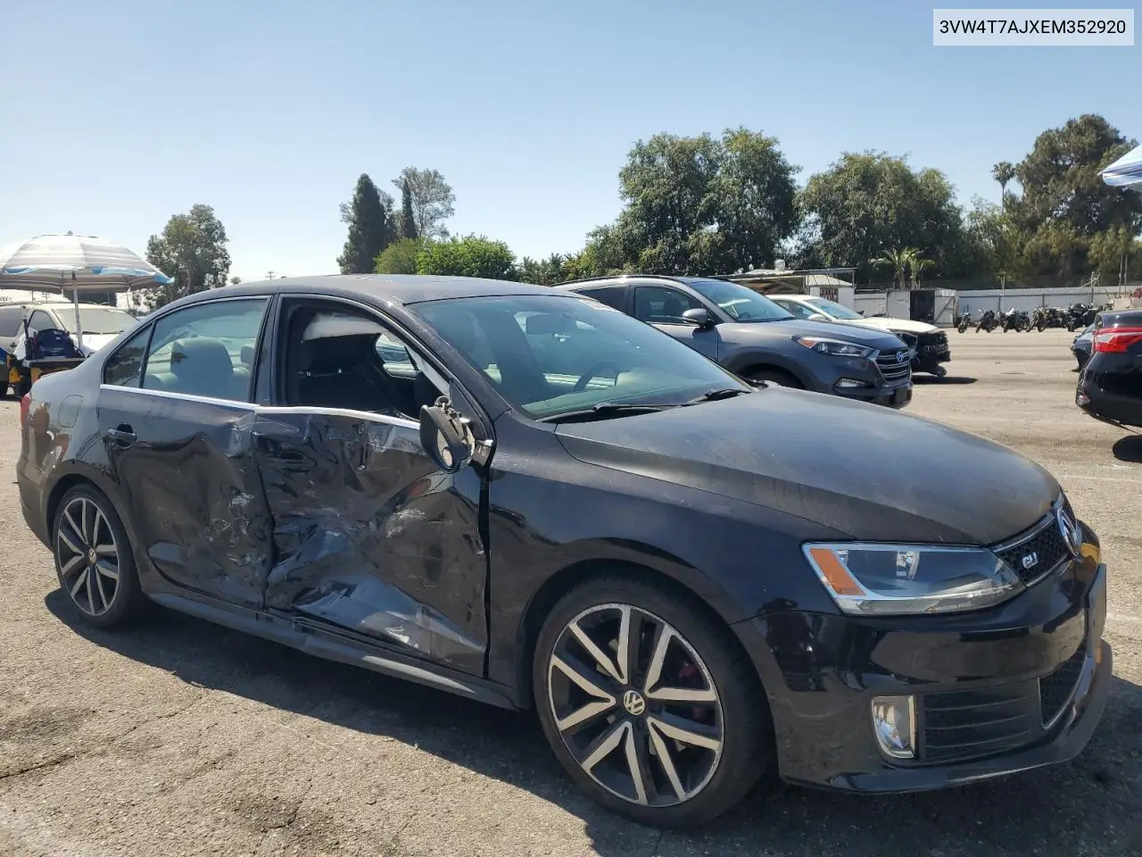 2014 Volkswagen Jetta Gli VIN: 3VW4T7AJXEM352920 Lot: 63240295
