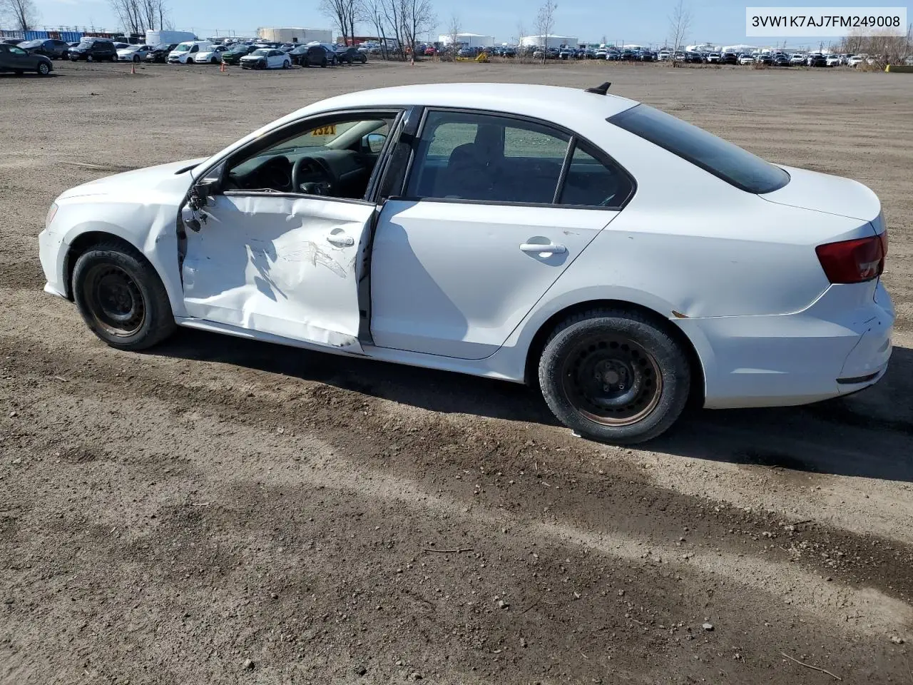 2015 Volkswagen Jetta Base VIN: 3VW1K7AJ7FM249008 Lot: 54930615