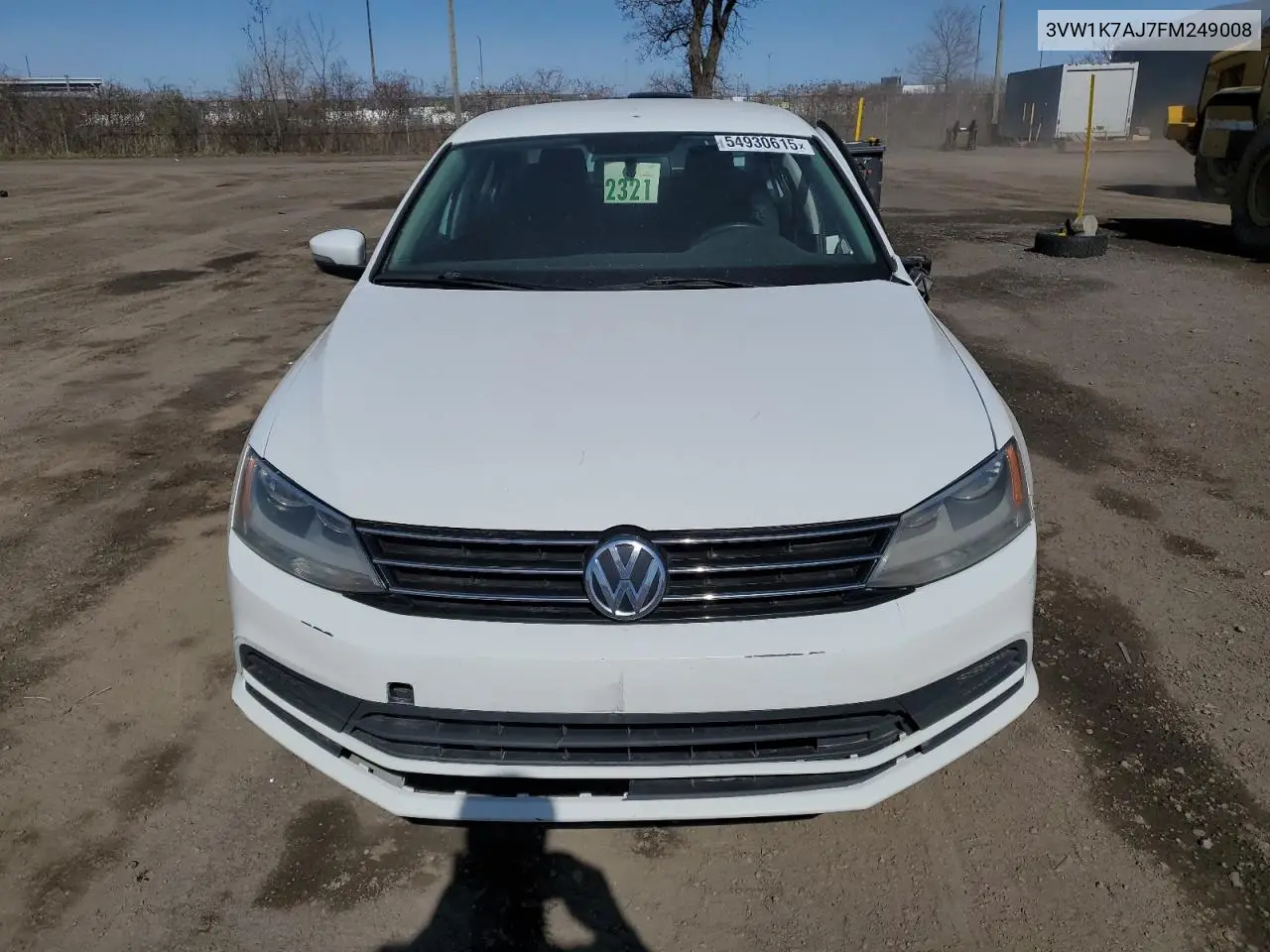 2015 Volkswagen Jetta Base VIN: 3VW1K7AJ7FM249008 Lot: 54930615