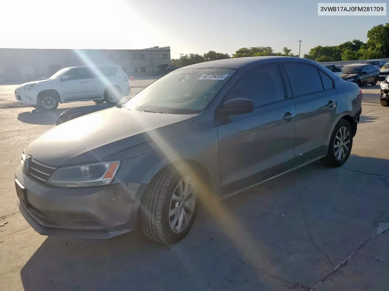 2015 Volkswagen Jetta Se VIN: 3VWB17AJ0FM281709 Lot: 62726005