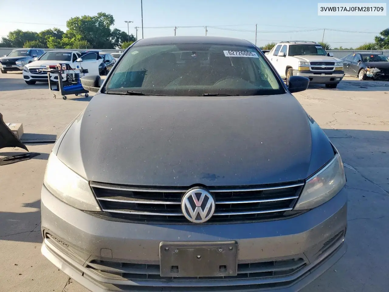 2015 Volkswagen Jetta Se VIN: 3VWB17AJ0FM281709 Lot: 62726005