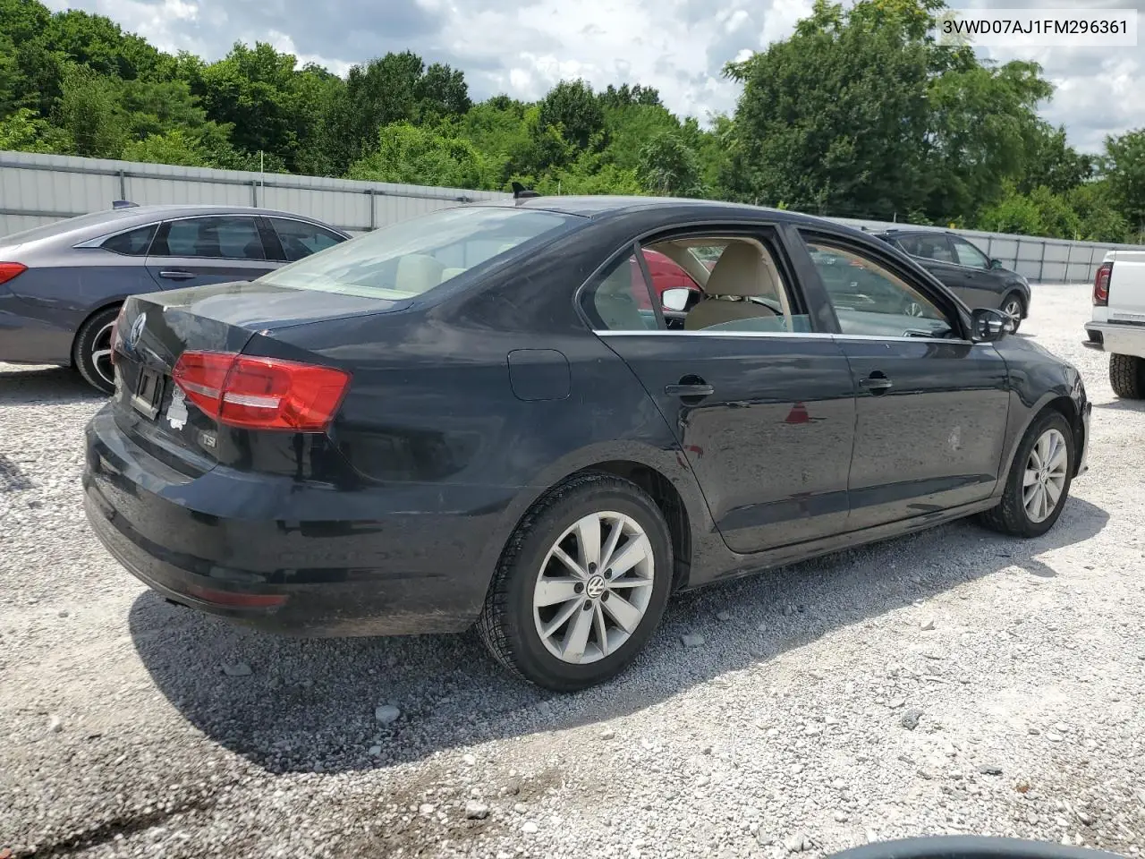 2015 Volkswagen Jetta Se VIN: 3VWD07AJ1FM296361 Lot: 62921485