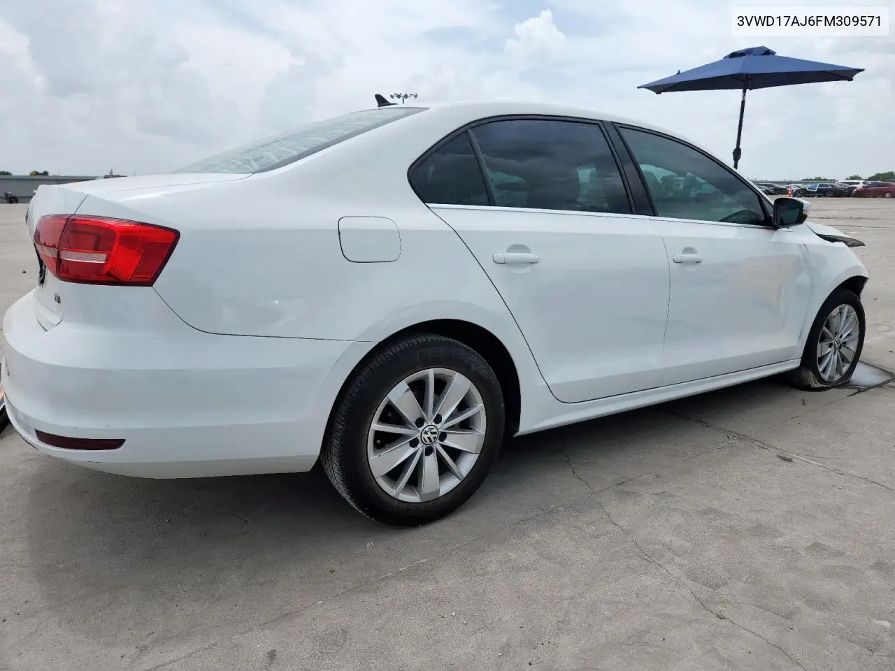 2015 Volkswagen Jetta Se VIN: 3VWD17AJ6FM309571 Lot: 63125295