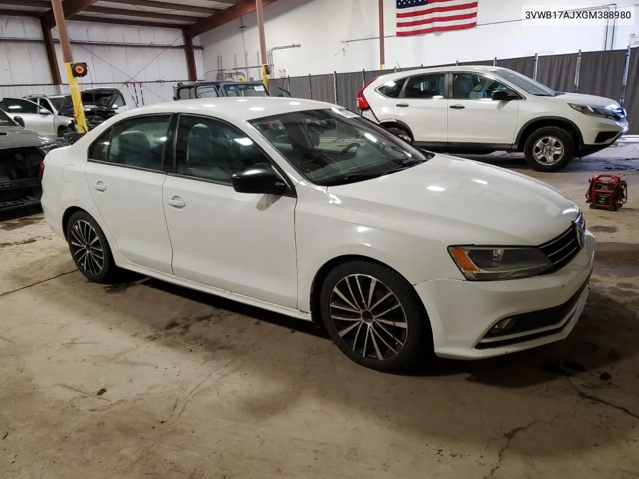 2016 Volkswagen Jetta Sport VIN: 3VWB17AJXGM388980 Lot: 47992625
