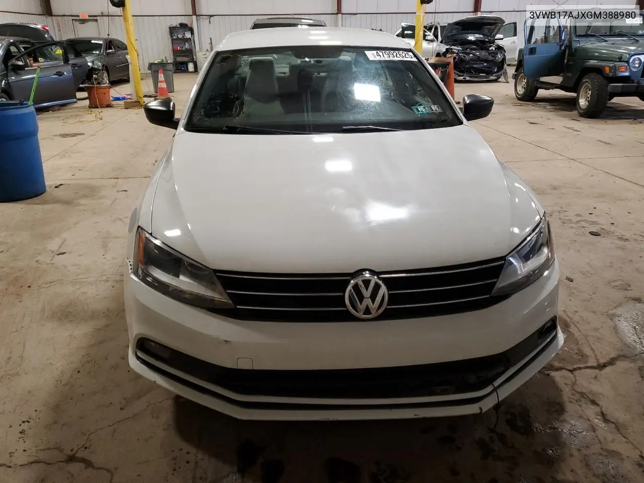 2016 Volkswagen Jetta Sport VIN: 3VWB17AJXGM388980 Lot: 47992625
