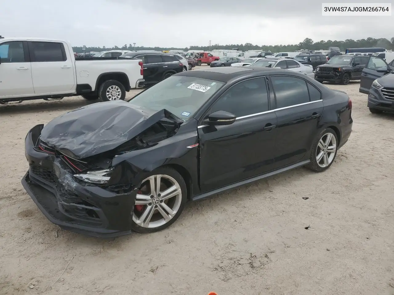 2016 Volkswagen Jetta Gli VIN: 3VW4S7AJ0GM266764 Lot: 51133775