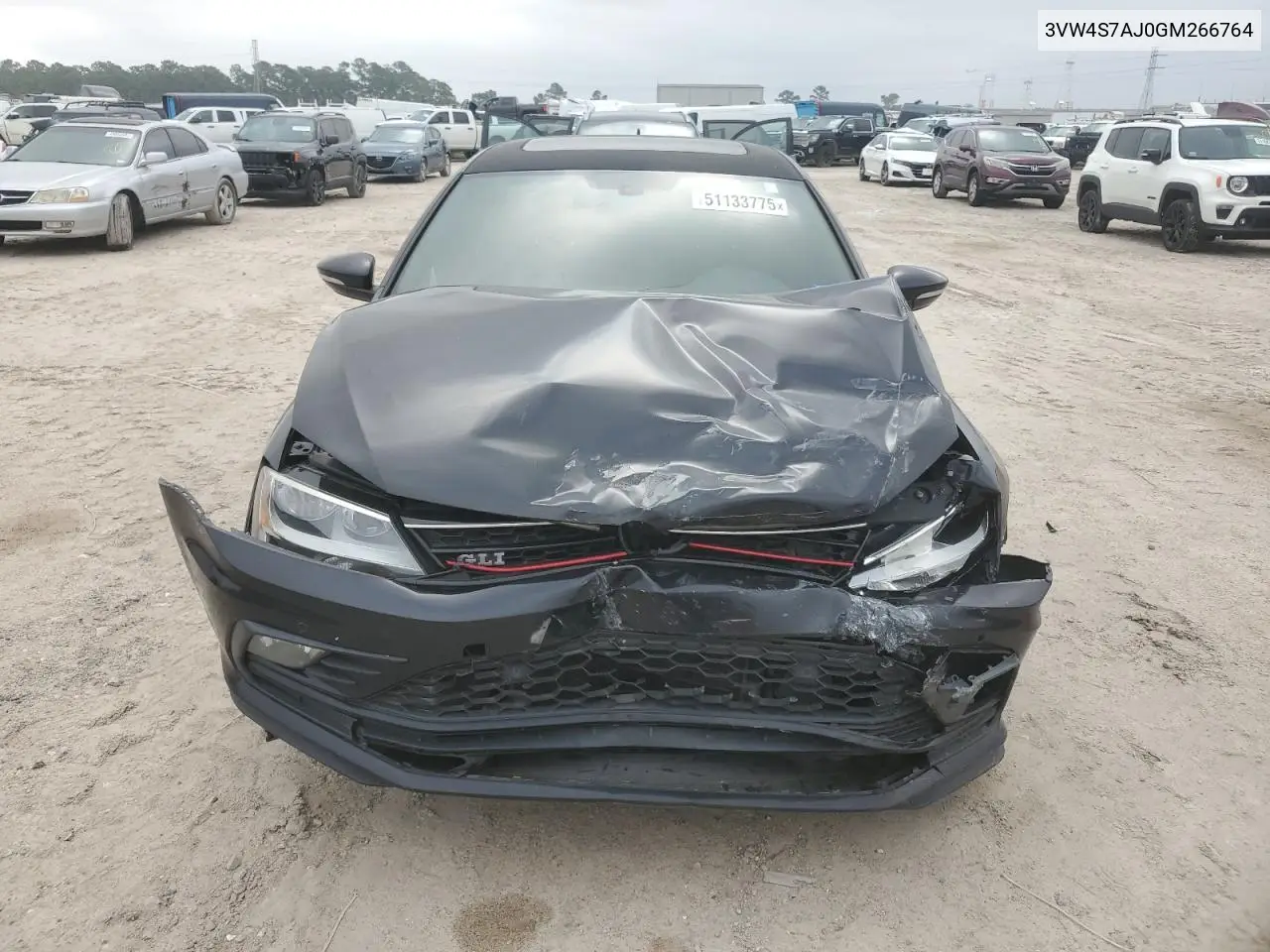 2016 Volkswagen Jetta Gli VIN: 3VW4S7AJ0GM266764 Lot: 51133775