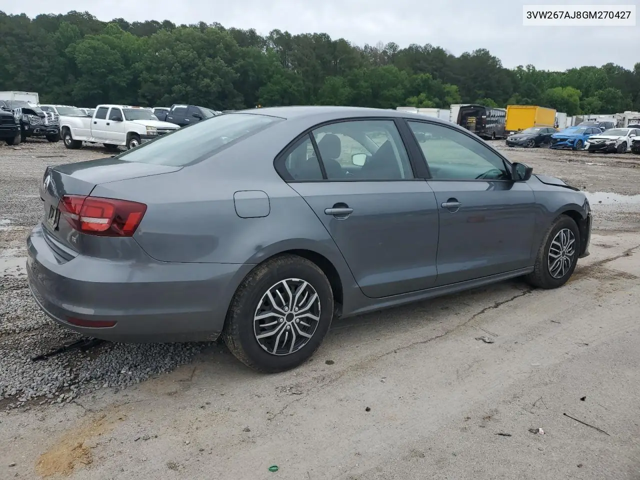 2016 Volkswagen Jetta S VIN: 3VW267AJ8GM270427 Lot: 55661455