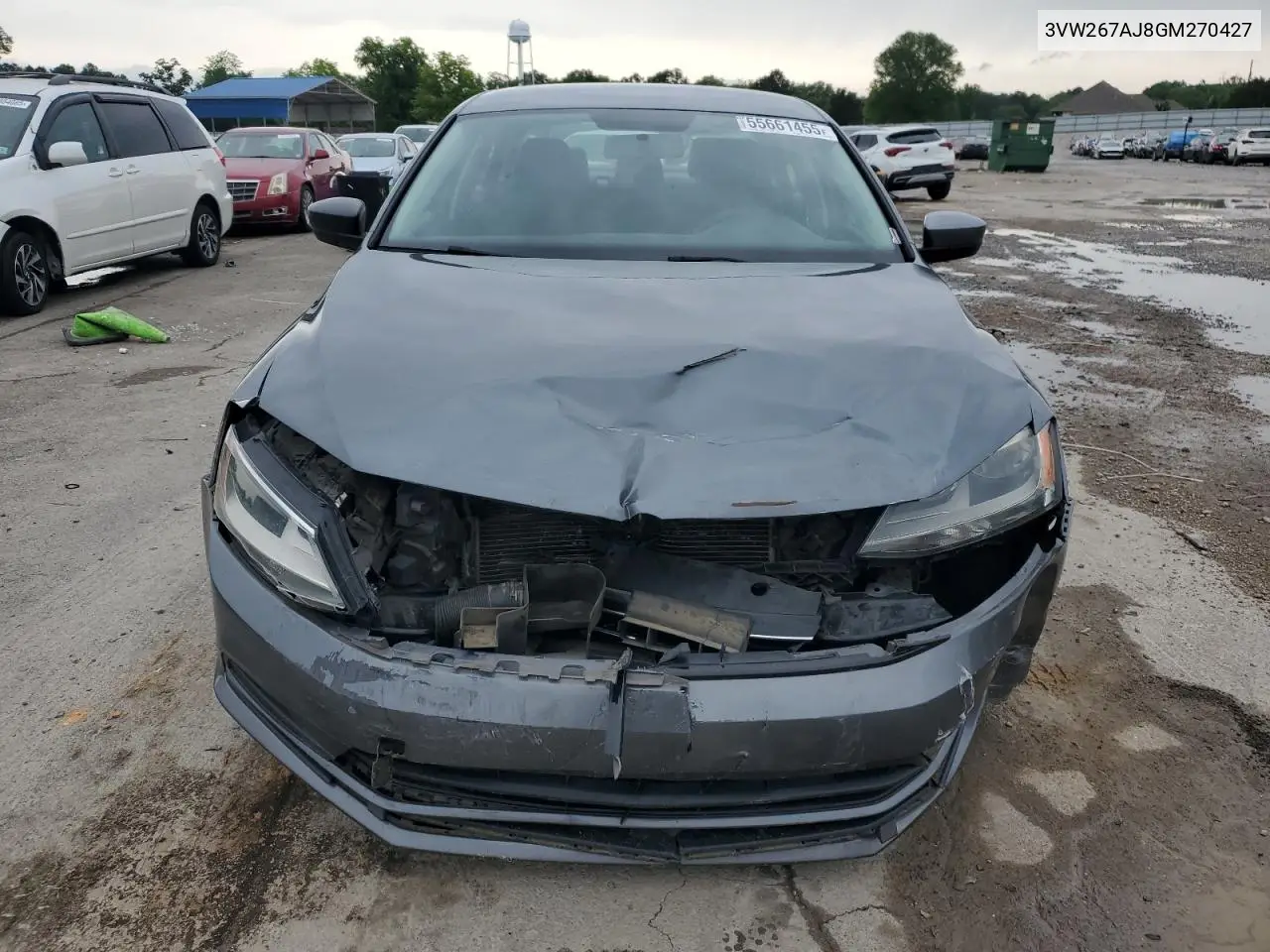 2016 Volkswagen Jetta S VIN: 3VW267AJ8GM270427 Lot: 55661455