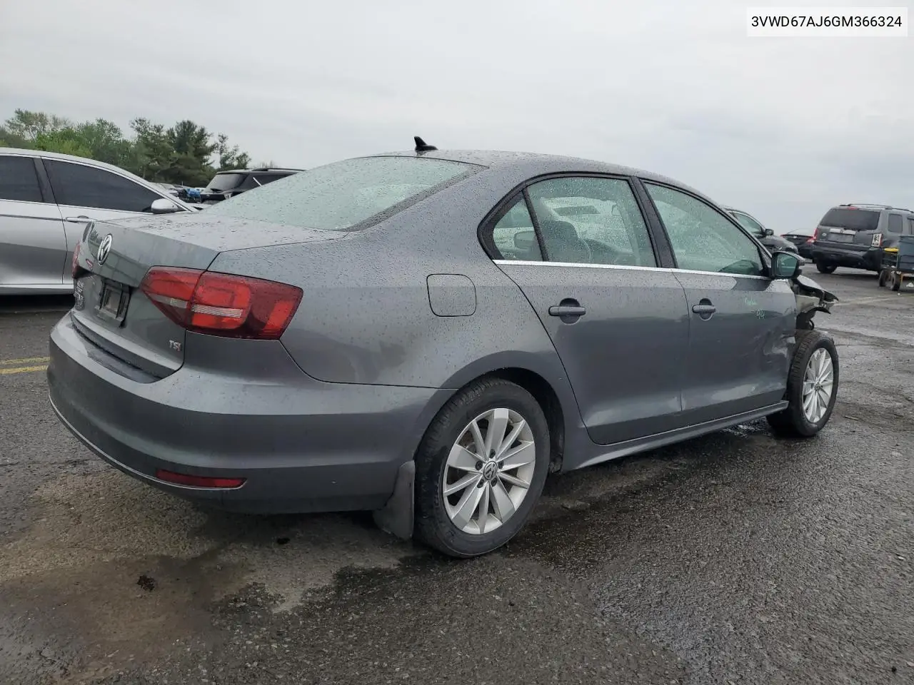 2016 Volkswagen Jetta Se VIN: 3VWD67AJ6GM366324 Lot: 56152725