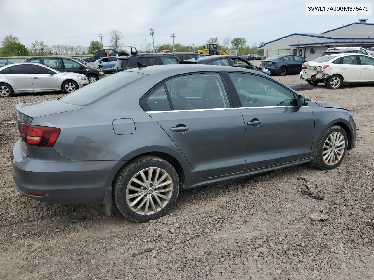 2016 Volkswagen Jetta Sel VIN: 3VWL17AJ0GM375479 Lot: 56502815
