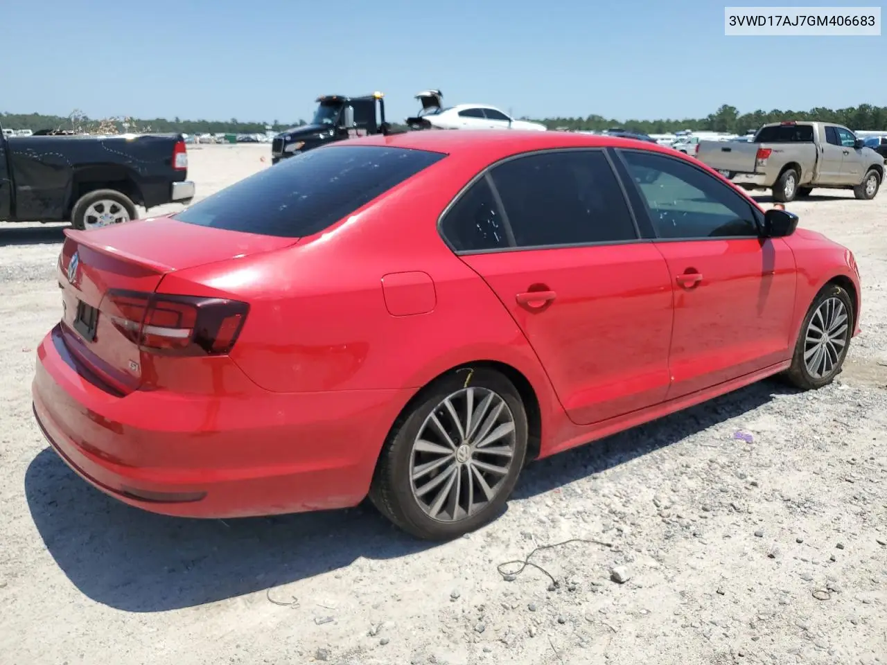 2016 Volkswagen Jetta Sport VIN: 3VWD17AJ7GM406683 Lot: 56620235