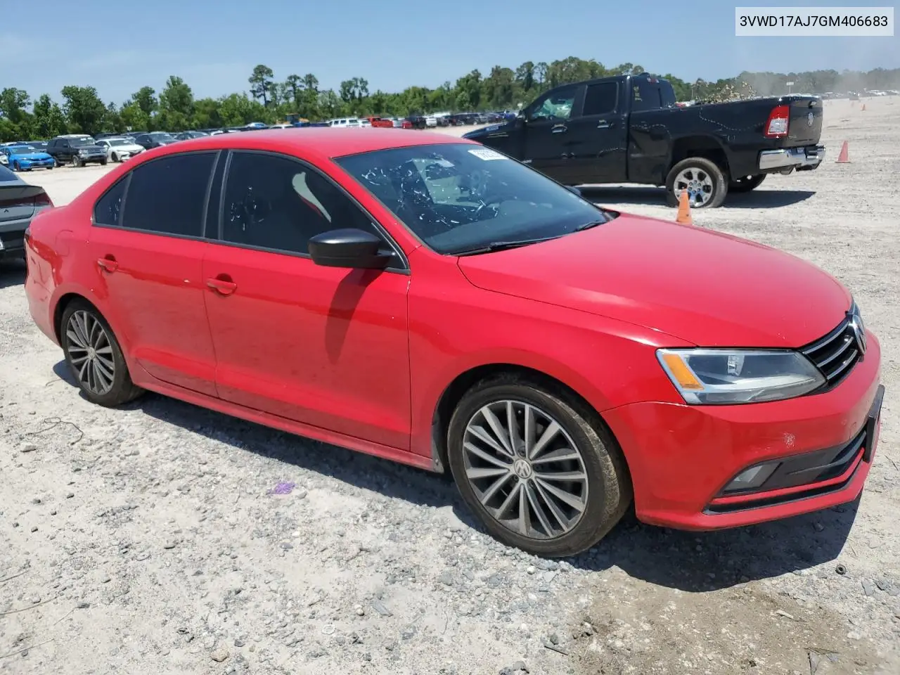 2016 Volkswagen Jetta Sport VIN: 3VWD17AJ7GM406683 Lot: 56620235
