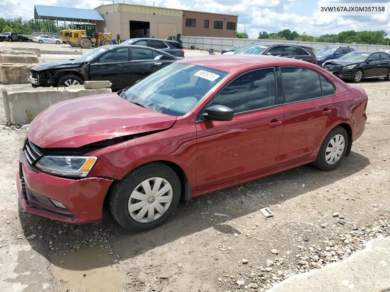2016 Volkswagen Jetta S VIN: 3VW167AJXGM357158 Lot: 58836215