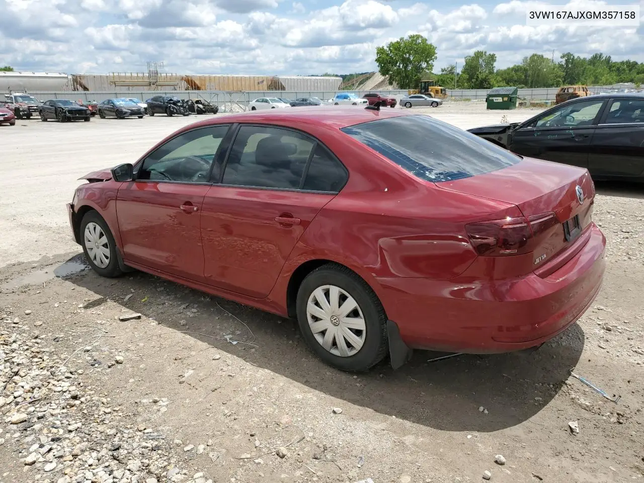 2016 Volkswagen Jetta S VIN: 3VW167AJXGM357158 Lot: 58836215