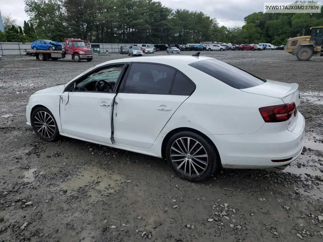2016 Volkswagen Jetta Sport VIN: 3VWD17AJXGM237839 Lot: 59002305
