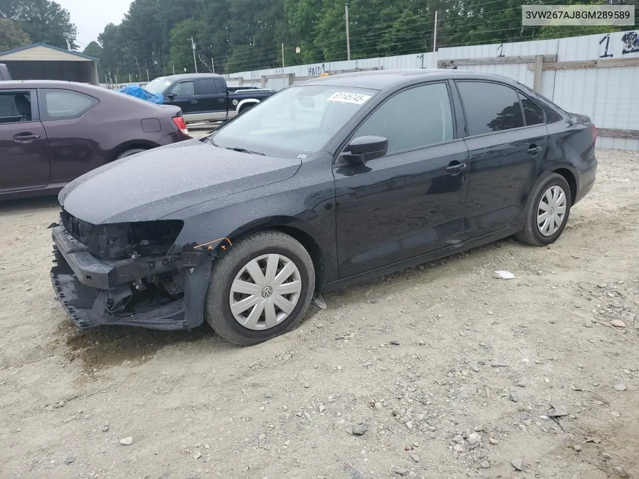 2016 Volkswagen Jetta S VIN: 3VW267AJ8GM289589 Lot: 61145745