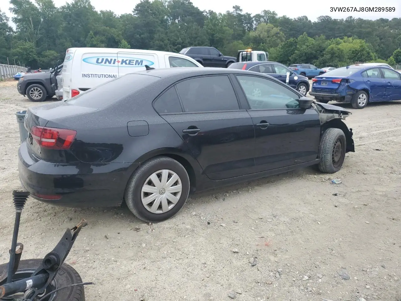 2016 Volkswagen Jetta S VIN: 3VW267AJ8GM289589 Lot: 61145745
