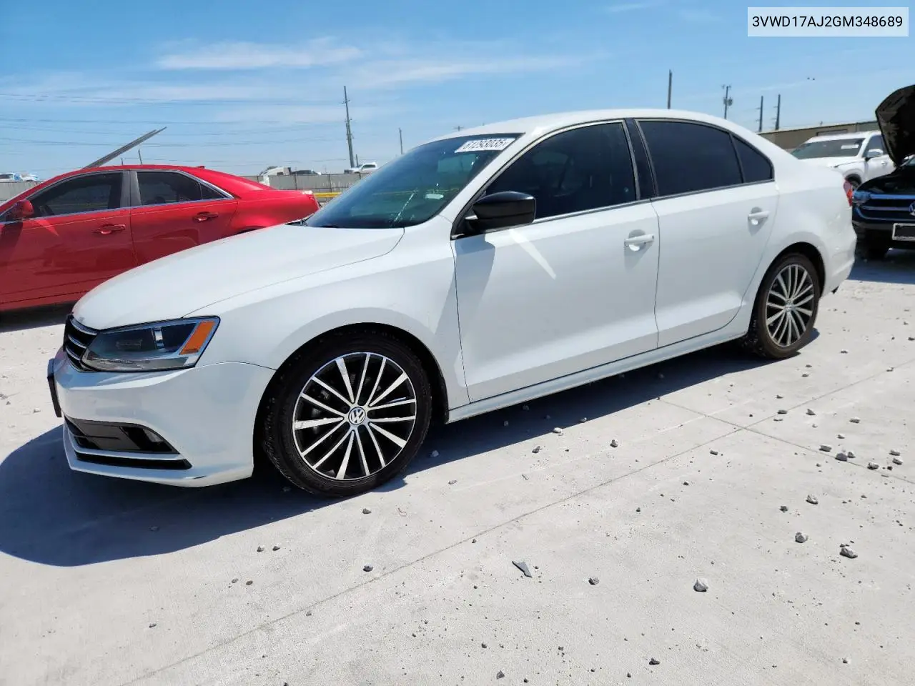 2016 Volkswagen Jetta Sport VIN: 3VWD17AJ2GM348689 Lot: 61293035
