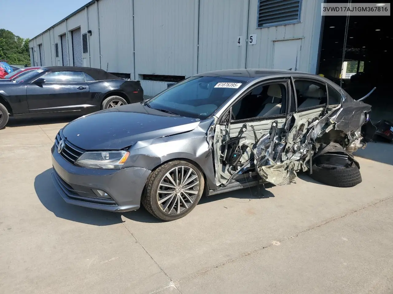 2016 Volkswagen Jetta Sport VIN: 3VWD17AJ1GM367816 Lot: 61876395