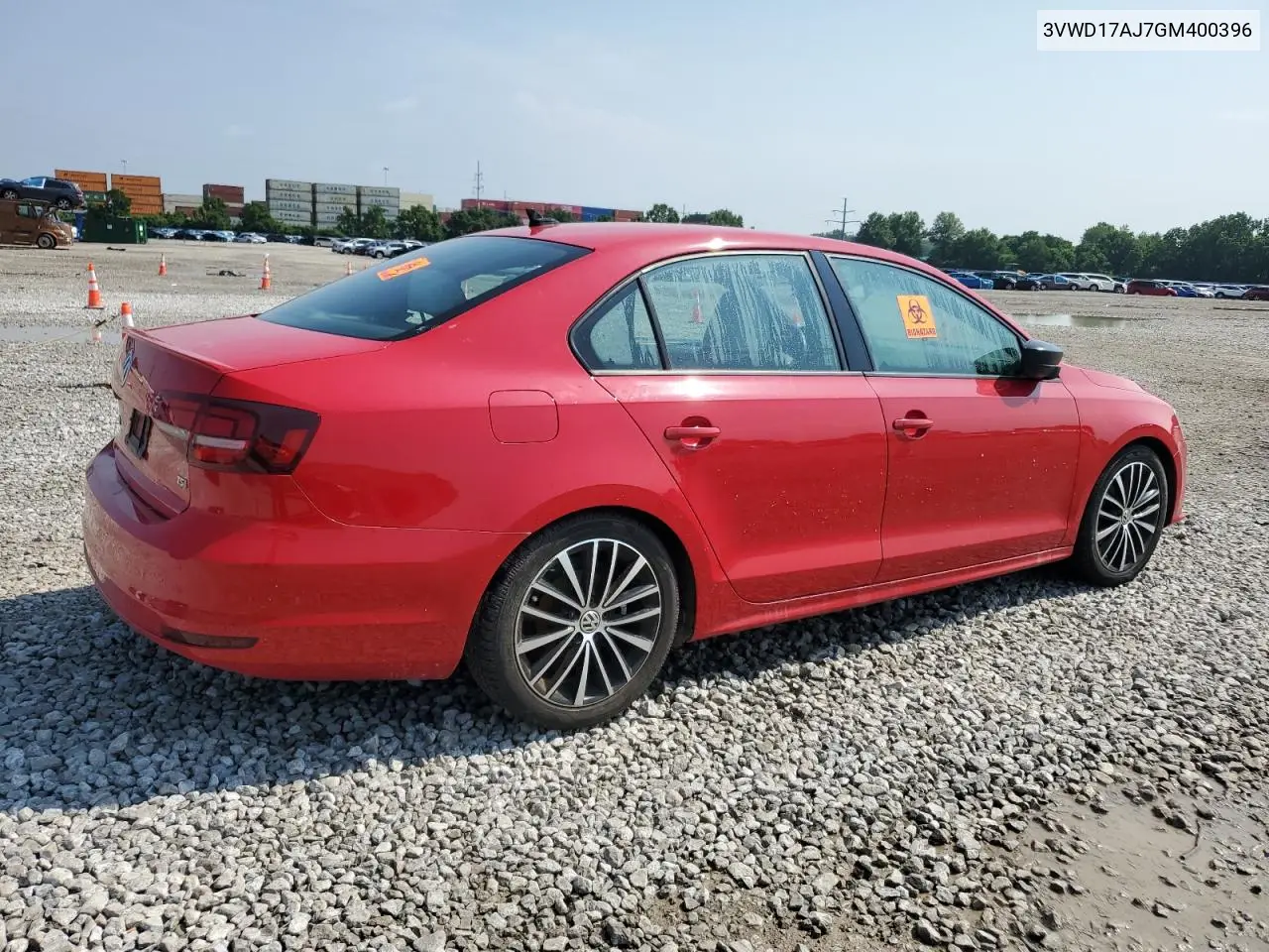 2016 Volkswagen Jetta Sport VIN: 3VWD17AJ7GM400396 Lot: 62401165