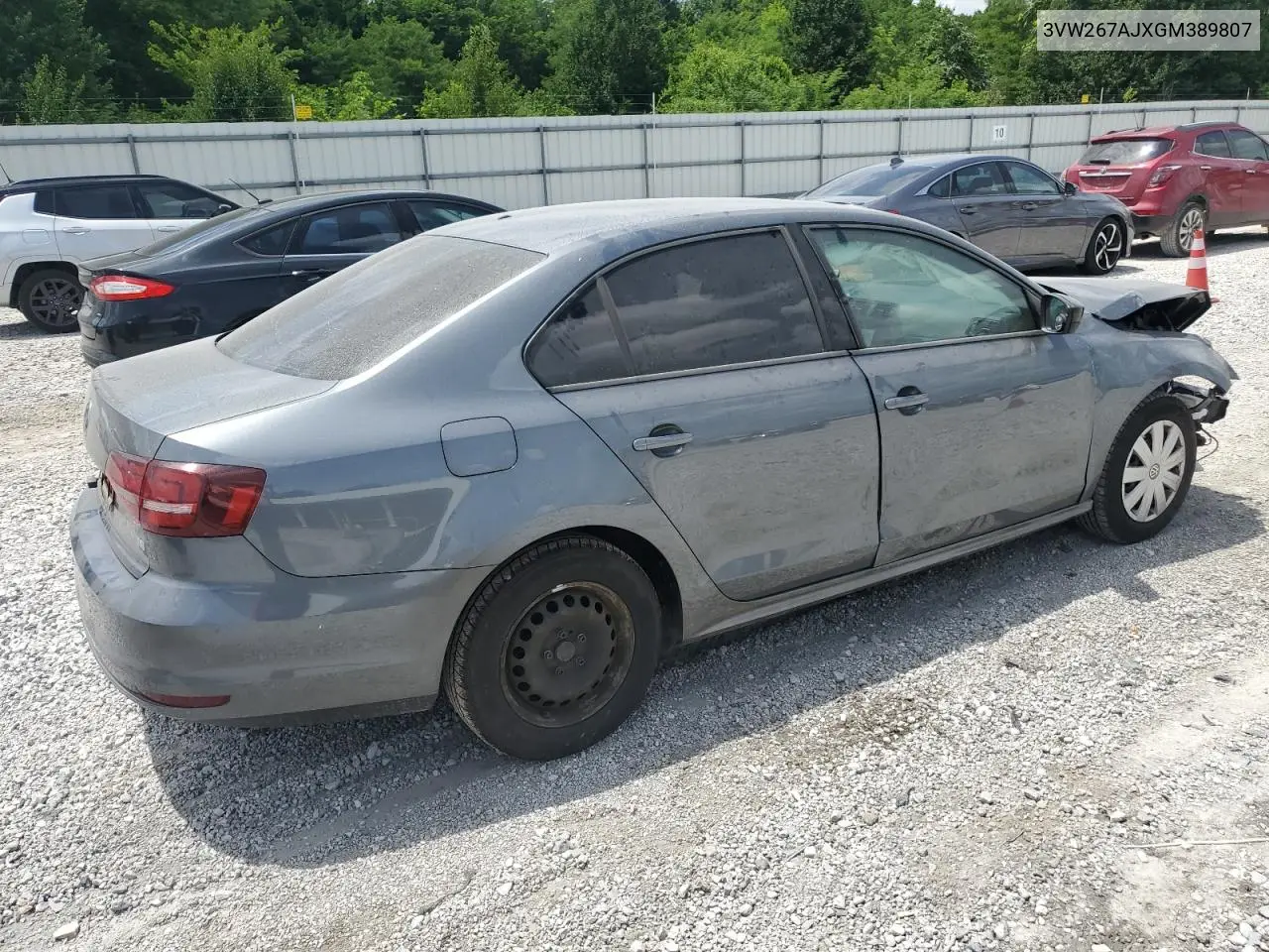2016 Volkswagen Jetta S VIN: 3VW267AJXGM389807 Lot: 62540705