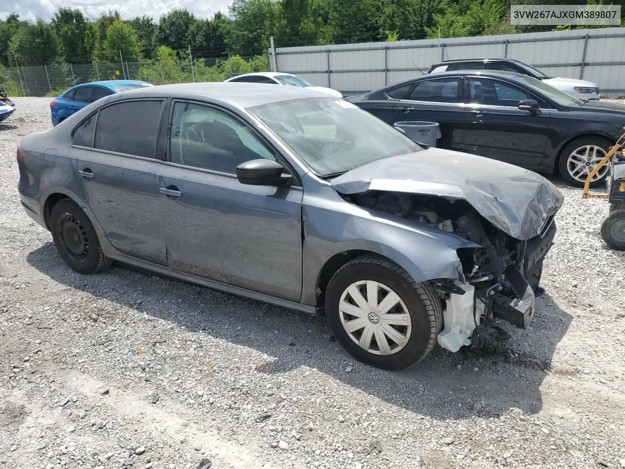 2016 Volkswagen Jetta S VIN: 3VW267AJXGM389807 Lot: 62540705