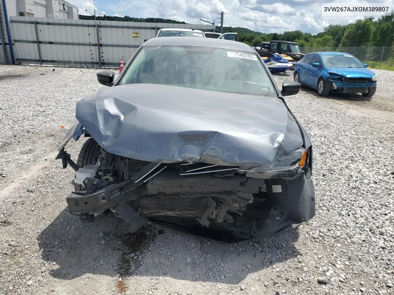 2016 Volkswagen Jetta S VIN: 3VW267AJXGM389807 Lot: 62540705