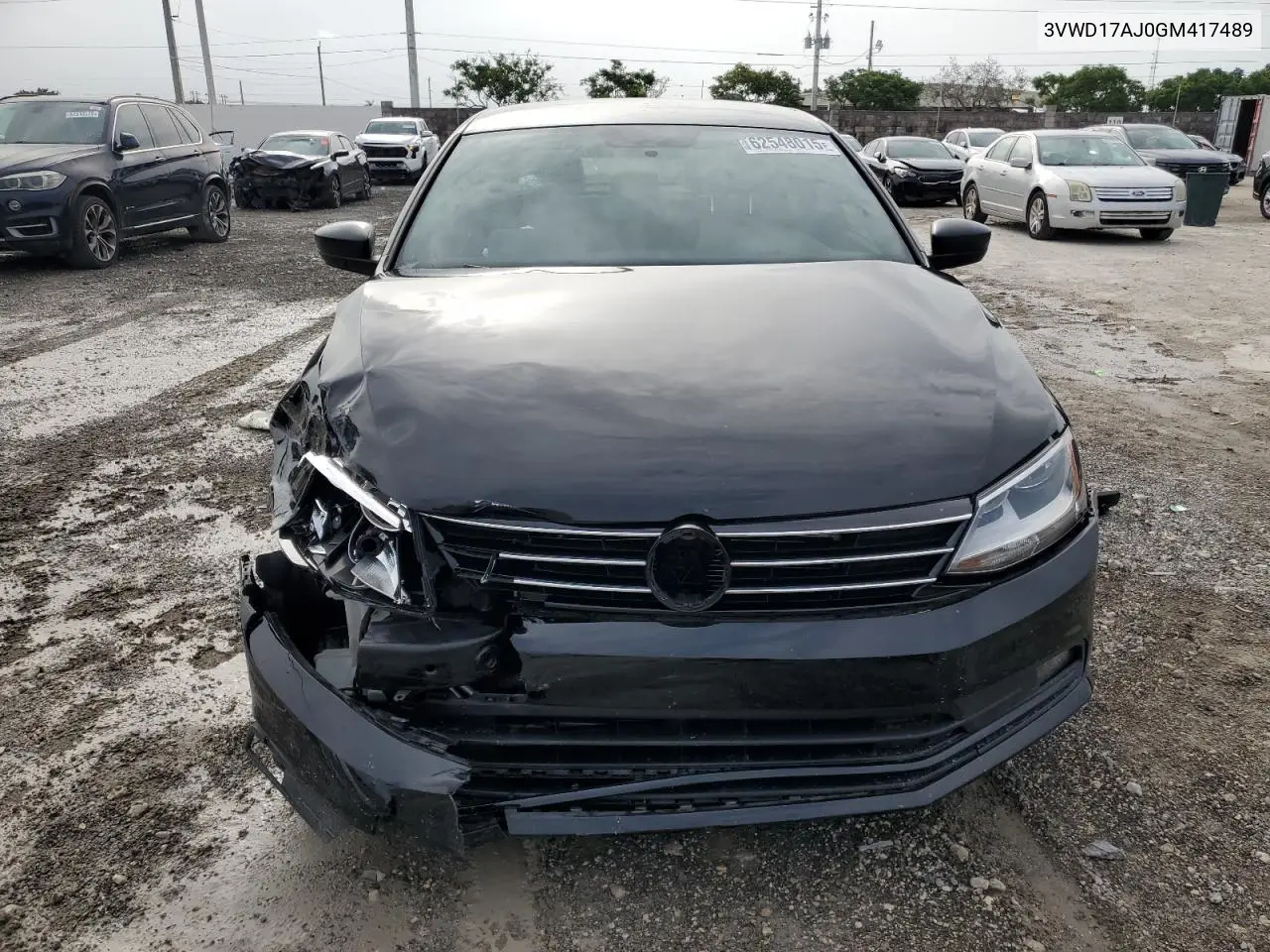 2016 Volkswagen Jetta Sport VIN: 3VWD17AJ0GM417489 Lot: 62548015