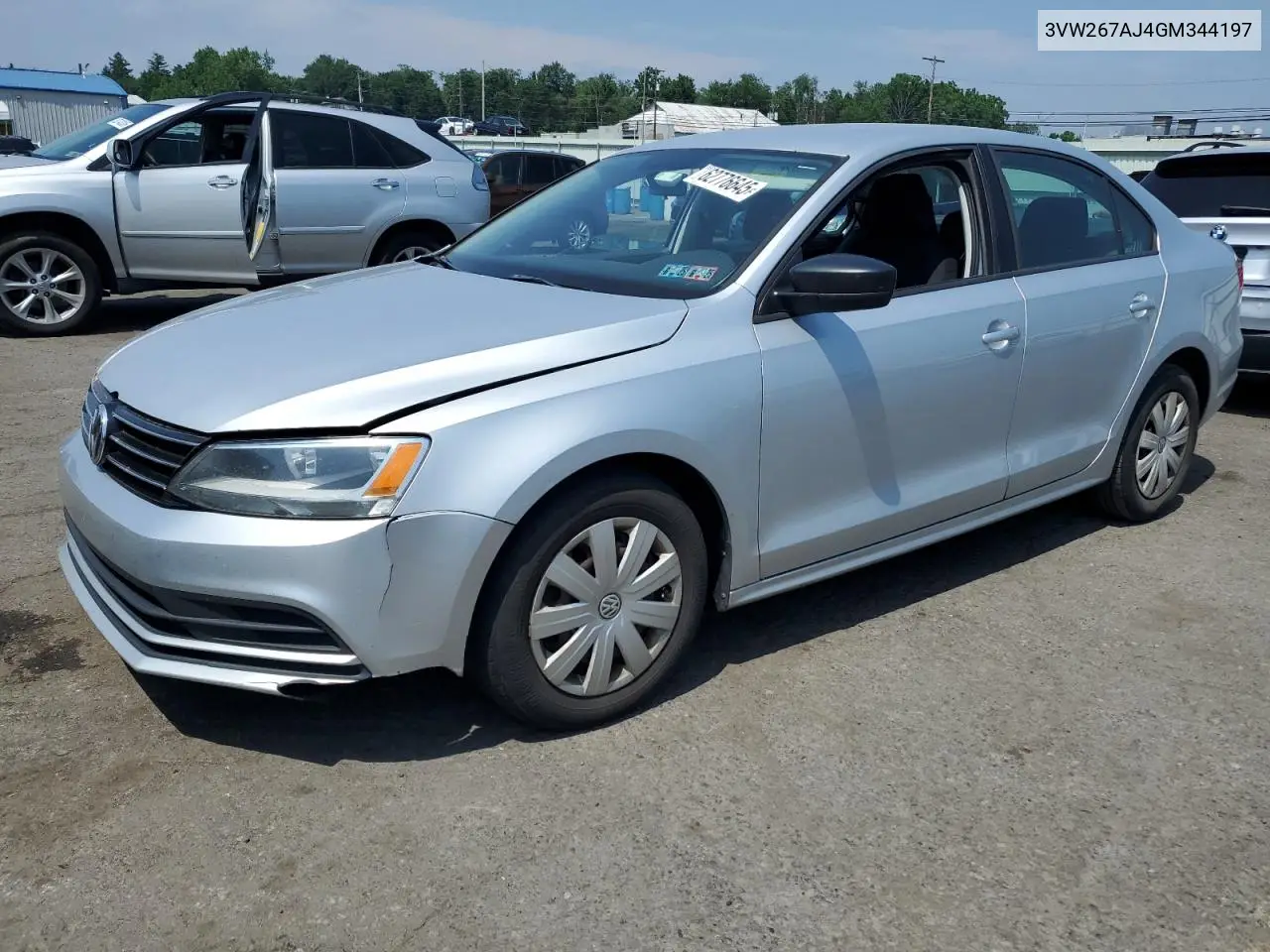 2016 Volkswagen Jetta S VIN: 3VW267AJ4GM344197 Lot: 62776645