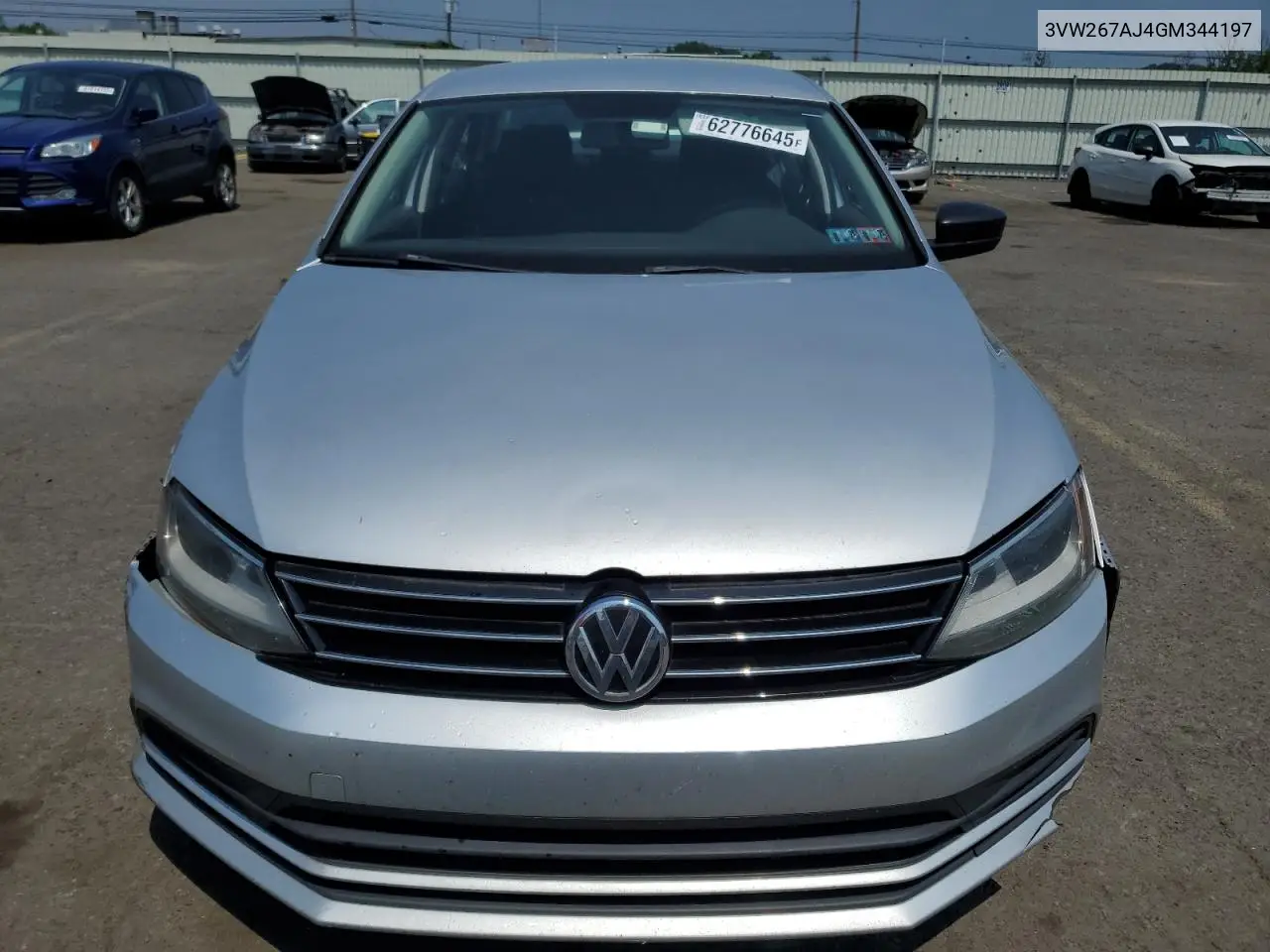 2016 Volkswagen Jetta S VIN: 3VW267AJ4GM344197 Lot: 62776645